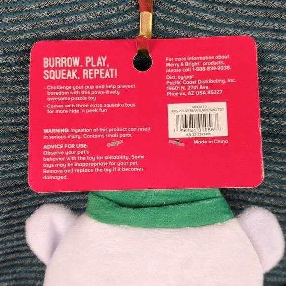 Hide And Peek Burrowing Squeaky Toy for dogs! - Picture 7 of 7